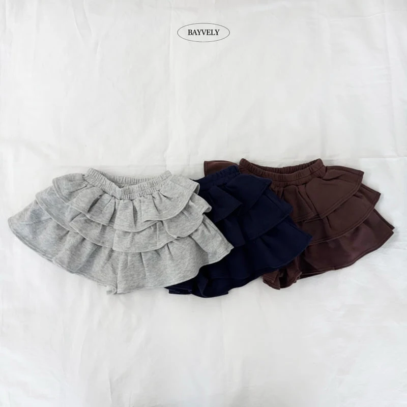 Bayvely - Korean Children Fashion - #discoveringself - Girls Tiered Skort