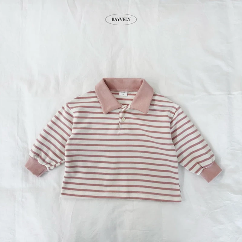 Bayvely - Korean Children Fashion - #discoveringself - Sweet Collar Tee - 3
