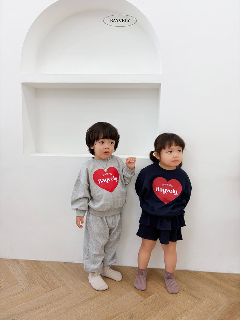 Bayvely - Korean Children Fashion - #fashionkids - Heart Sweatshirt - 7