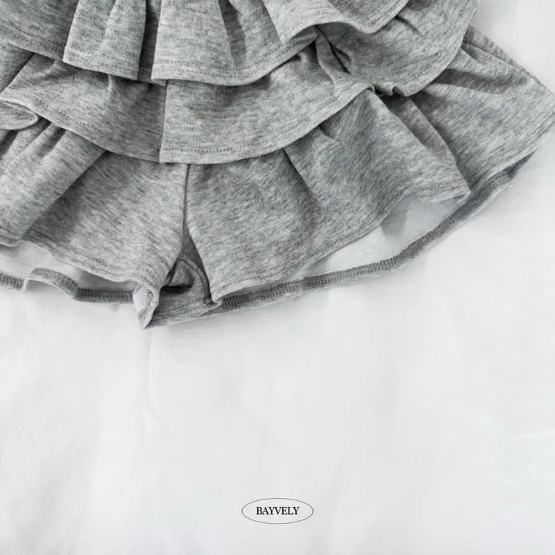Bayvely - Korean Children Fashion - #fashionkids - Girls Tiered Skort - 2