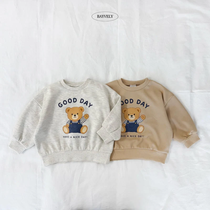 Bayvely - Korean Children Fashion - #fashionkids - Good Bear Sweatshirt