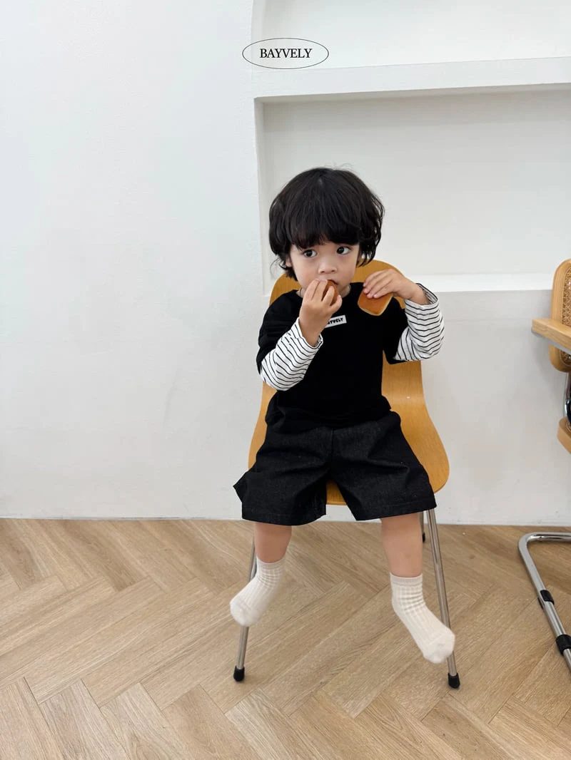 Bayvely - Korean Children Fashion - #fashionkids - Unique Layered Tee - 11