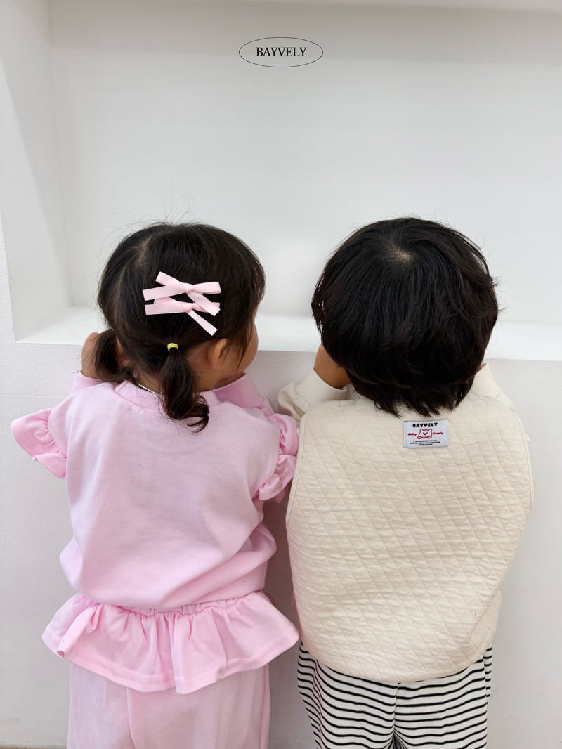 Bayvely - Korean Children Fashion - #fashionkids - Diamond Knit Vest - 10