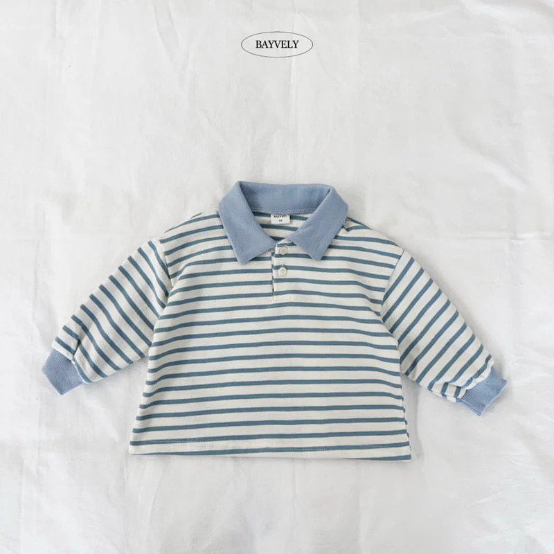 Bayvely - Korean Children Fashion - #discoveringself - Sweet Collar Tee - 4