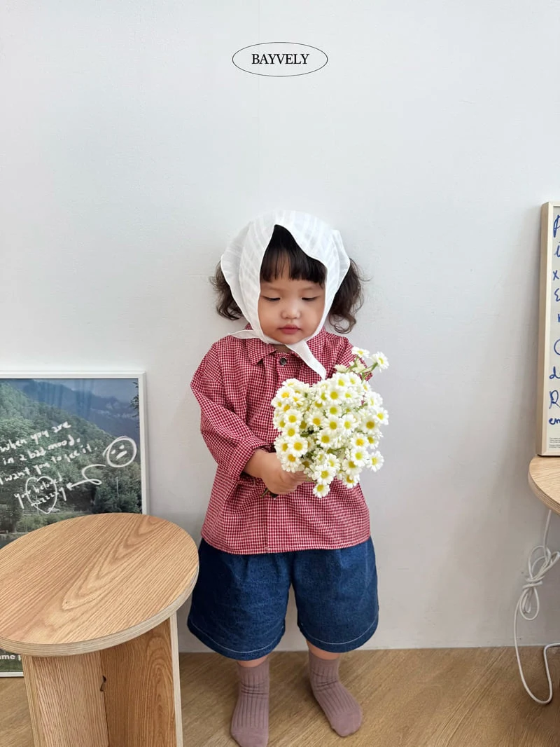 Bayvely - Korean Children Fashion - #kidsshorts - Winner Check Shirt - 7