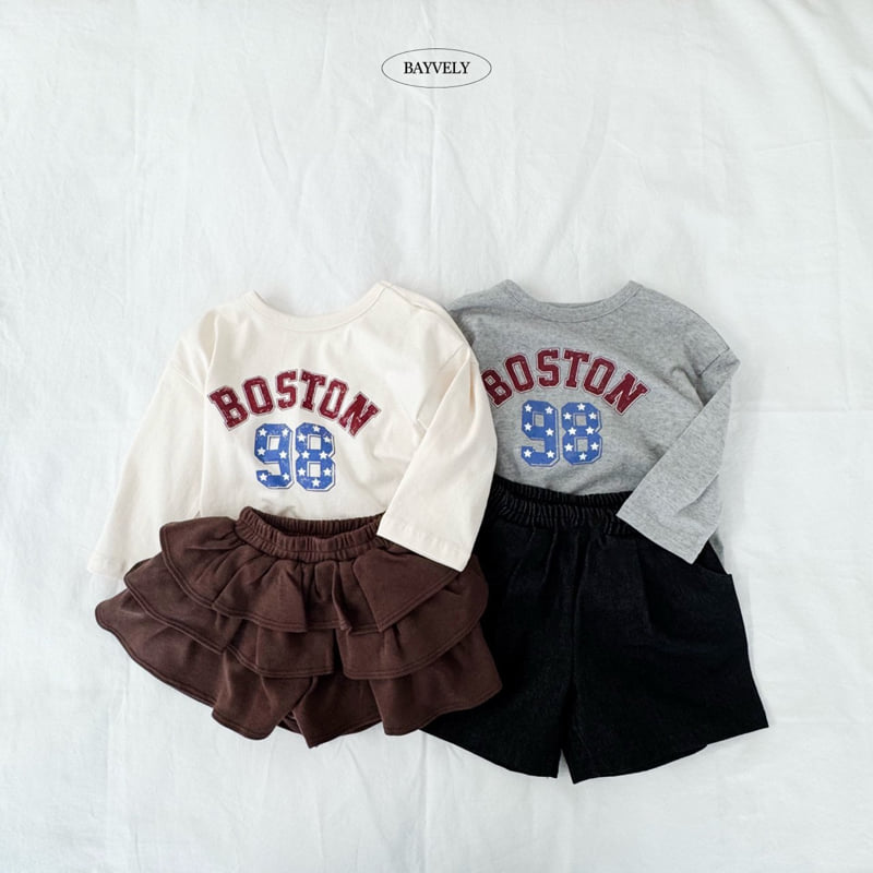Bayvely - Korean Children Fashion - #fashionkids - Boston Tee - 4