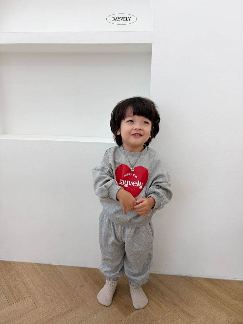 Bayvely - Korean Children Fashion - #kidsstore - Heart Sweatshirt - 9