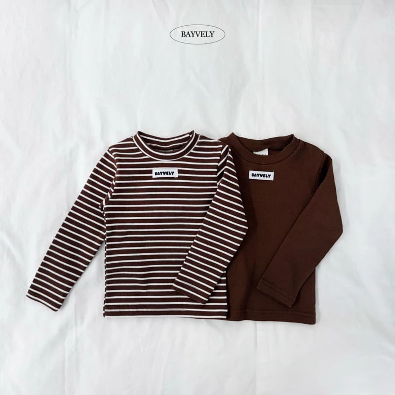 Bayvely - Korean Children Fashion - #kidsshorts - Soft Stretch Tee - 4