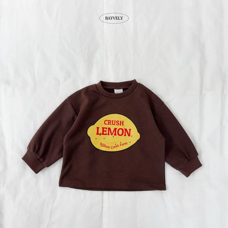 Bayvely - Korean Children Fashion - #kidsstore - Lemon Sweatshirt - 3