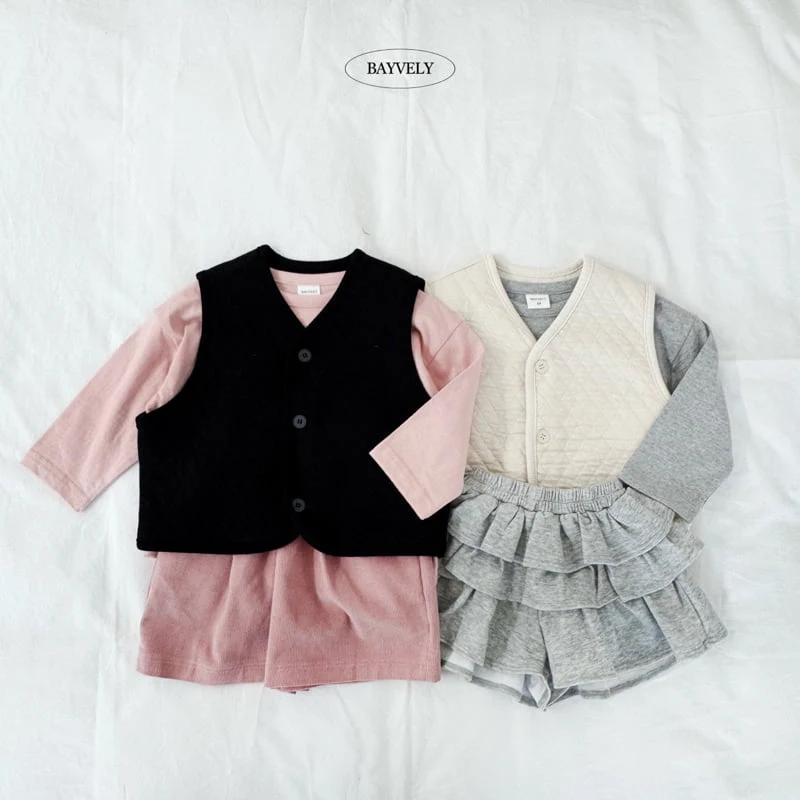 Bayvely - Korean Children Fashion - #littlefashionista - Girls Tiered Skort - 7