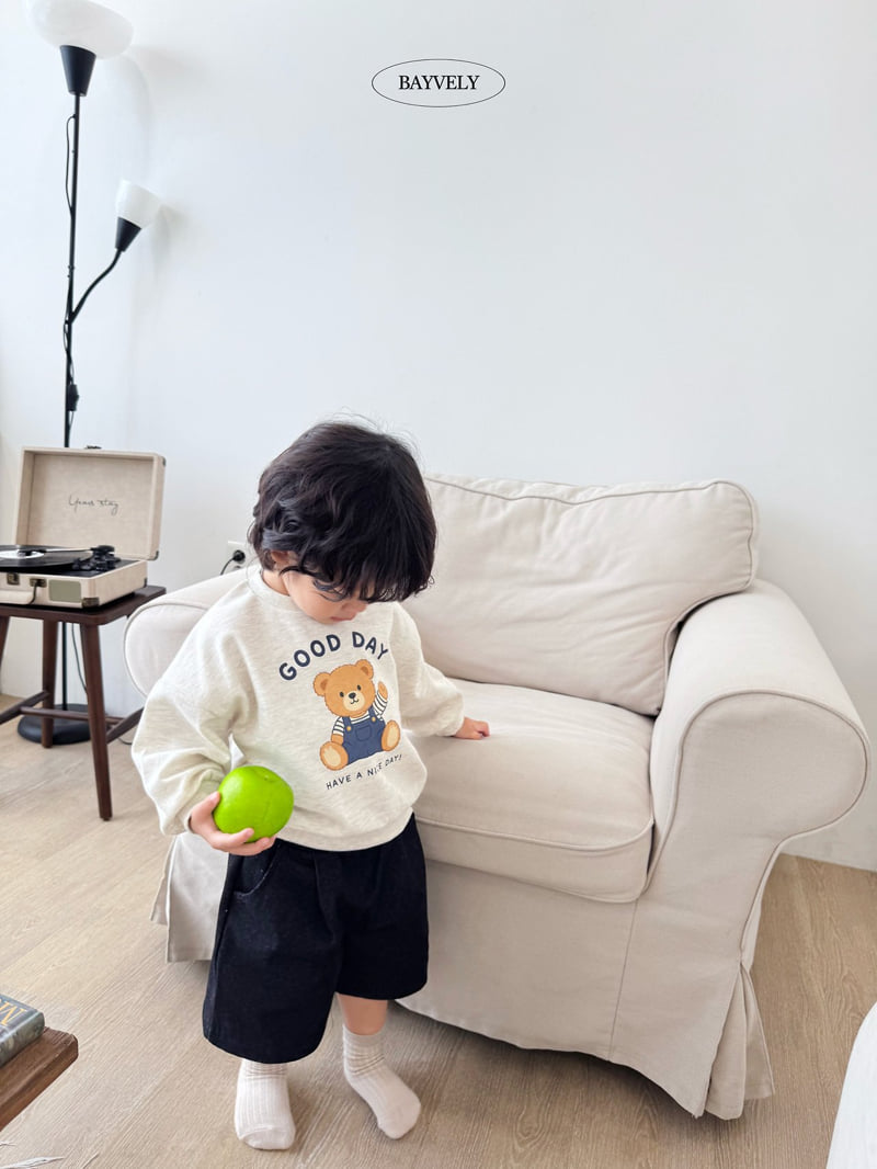 Bayvely - Korean Children Fashion - #littlefashionista - Good Bear Sweatshirt - 6