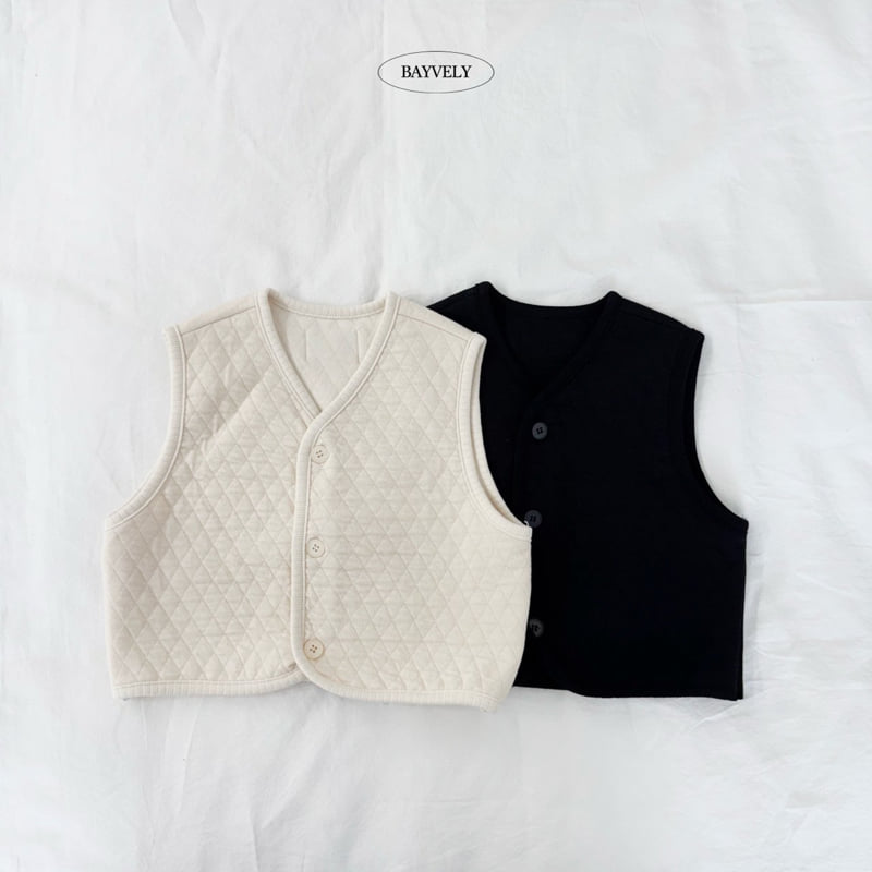 Bayvely - Korean Children Fashion - #littlefashionista - Diamond Knit Vest