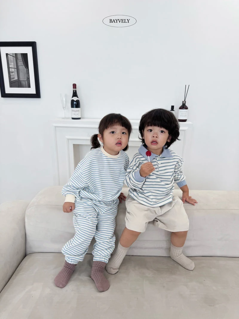 Bayvely - Korean Children Fashion - #littlefashionista - Sweet Collar Tee - 9