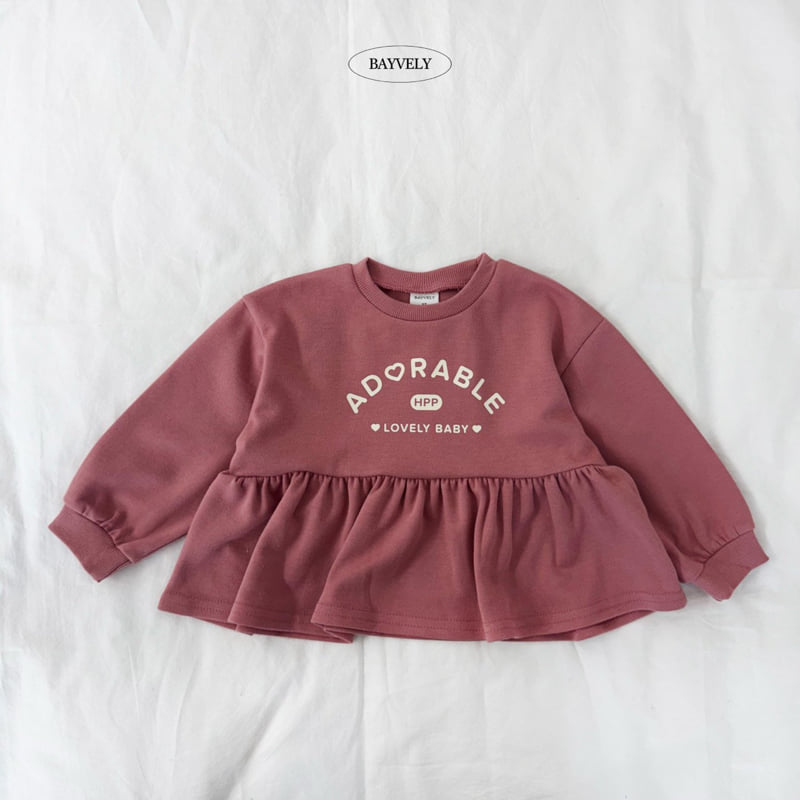 Bayvely - Korean Children Fashion - #magicofchildhood - Lovely Frill Sweatshirt - 3