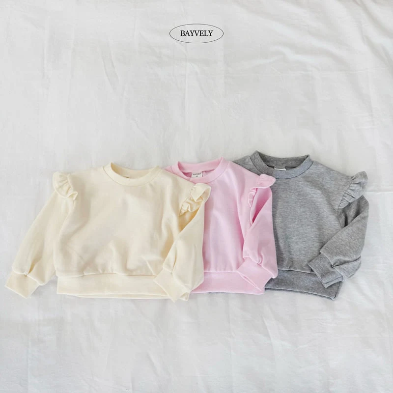 Bayvely - Korean Children Fashion - #magicofchildhood - Wing Frill Sweatshirt