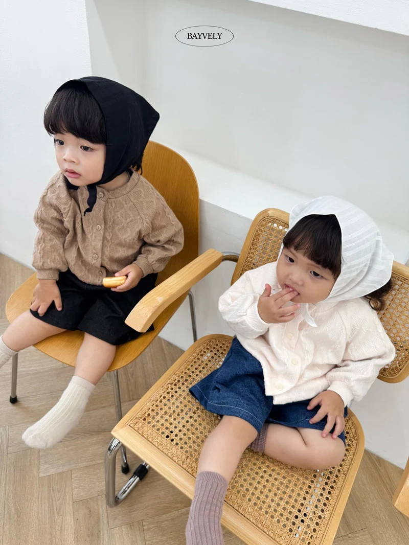 Bayvely - Korean Children Fashion - #magicofchildhood - Cable Knit Cardigan - 9