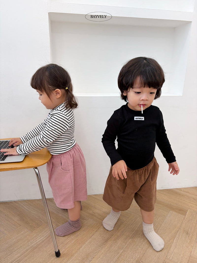 Bayvely - Korean Children Fashion - #magicofchildhood - Soft Stretch Tee - 8