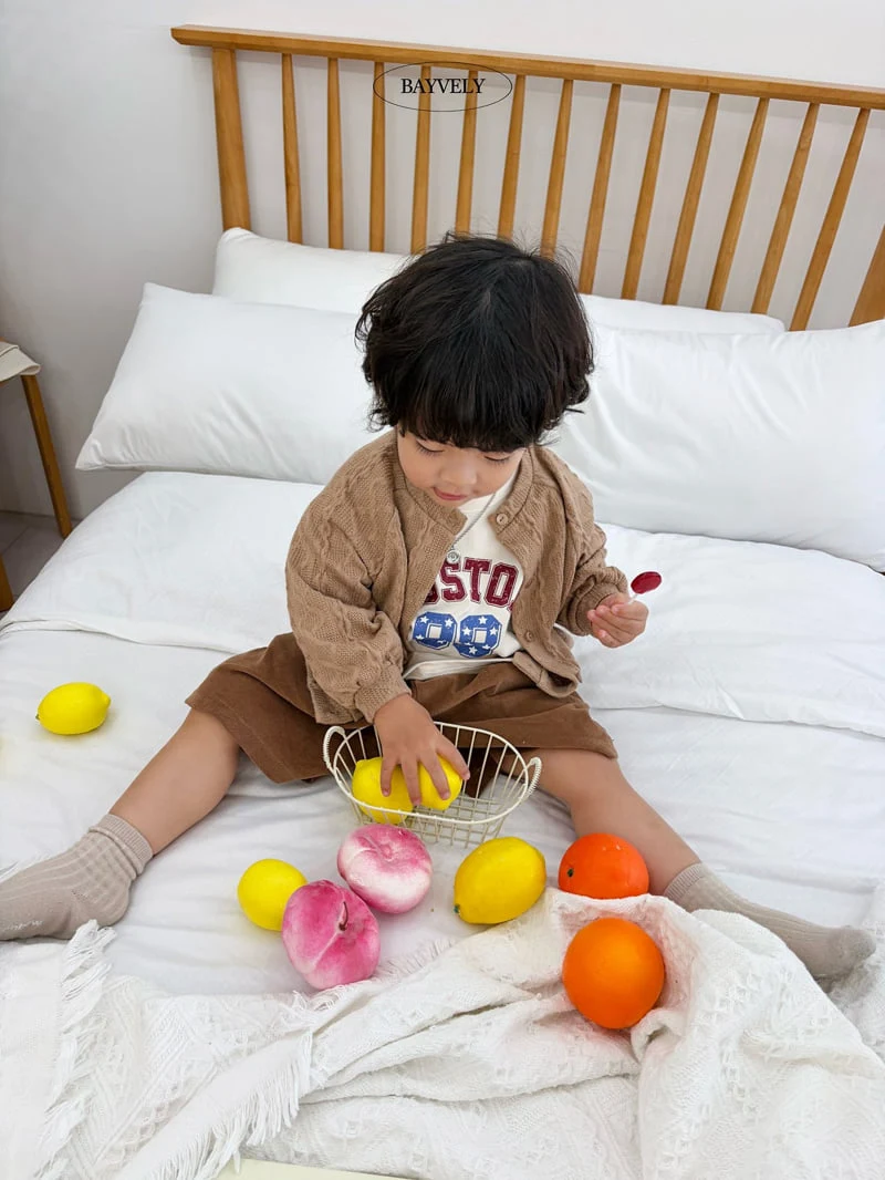 Bayvely - Korean Children Fashion - #minifashionista - Cable Knit Cardigan - 10