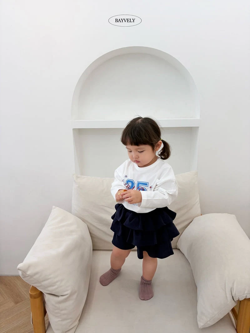 Bayvely - Korean Children Fashion - #minifashionista - Girls Tiered Skort - 9