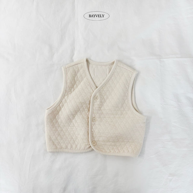 Bayvely - Korean Children Fashion - #minifashionista - Diamond Knit Vest - 3