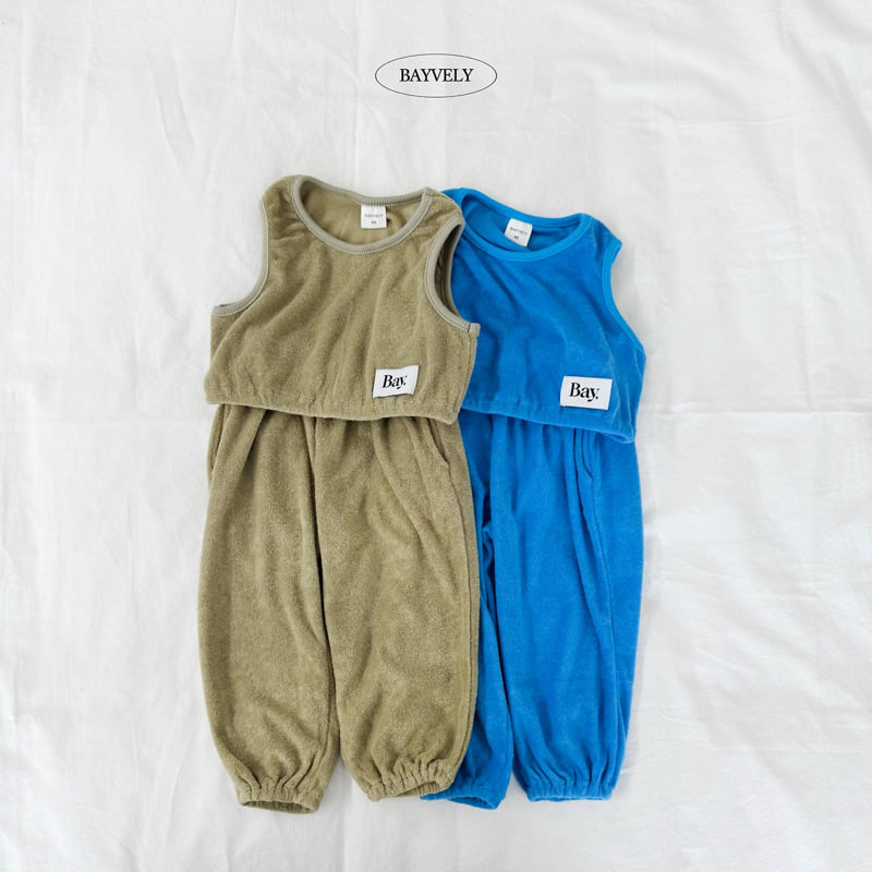 Bayvely - Korean Children Fashion - #minifashionista - Terry Crop Set