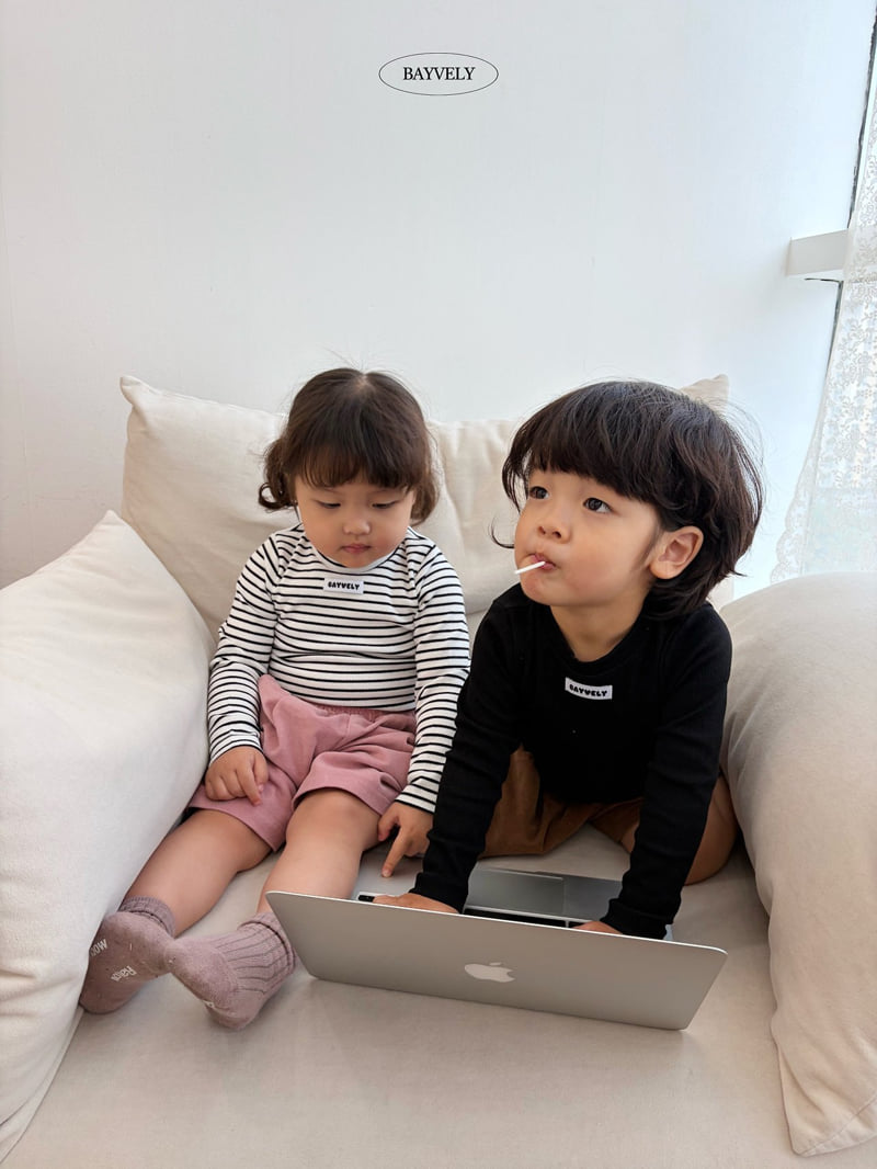 Bayvely - Korean Children Fashion - #minifashionista - Soft Stretch Tee - 9