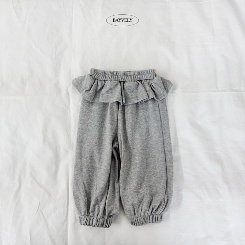 Bayvely - Korean Children Fashion - #minifashionista - Angel Frill Jogger Pants - 5