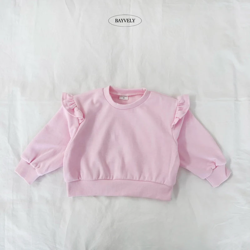 Bayvely - Korean Children Fashion - #prettylittlegirls - Wing Frill Sweatshirt - 3