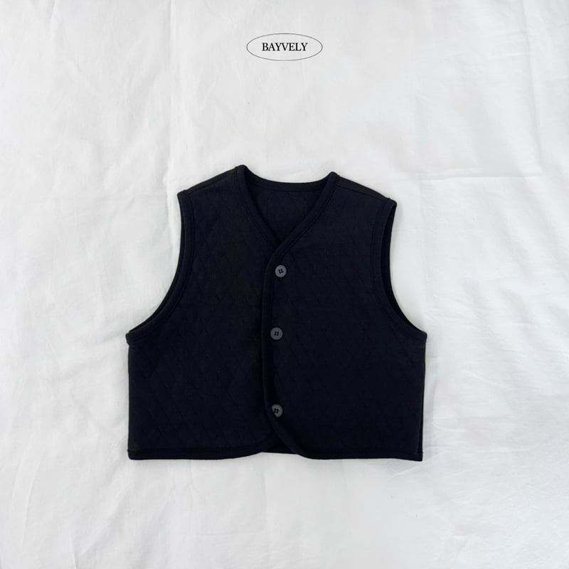 Bayvely - Korean Children Fashion - #minifashionista - Diamond Knit Vest - 4
