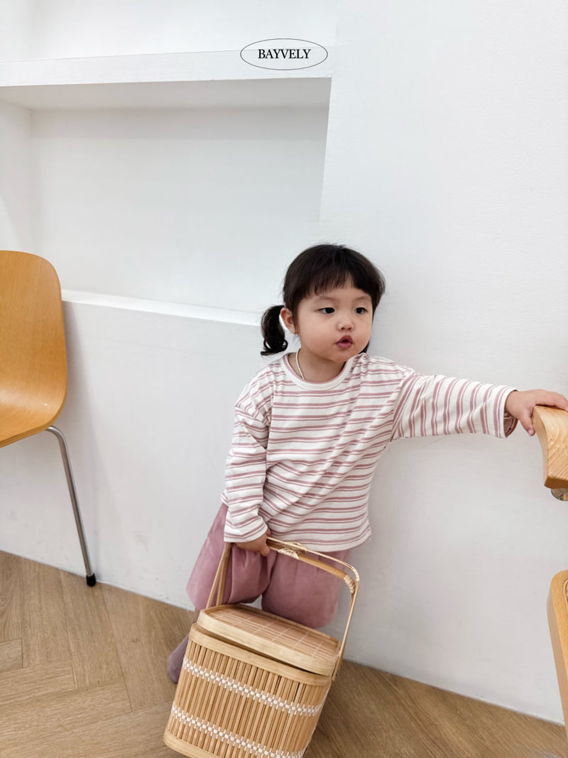 Bayvely - Korean Children Fashion - #prettylittlegirls - Corduroy Bermuda Pants - 8
