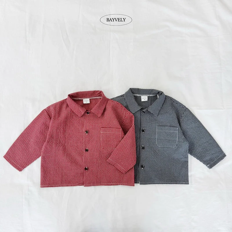 Bayvely - Korean Children Fashion - #stylishchildhood - Winner Check Shirt