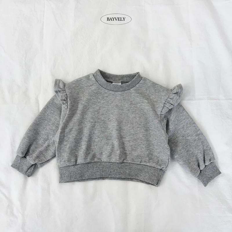 Bayvely - Korean Children Fashion - #prettylittlegirls - Wing Frill Sweatshirt - 4