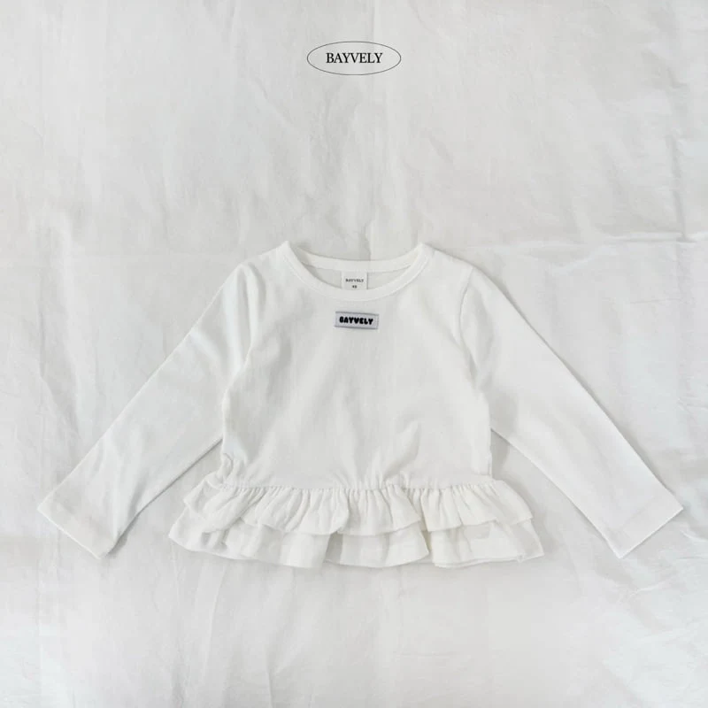 Bayvely - Korean Children Fashion - #todddlerfashion - Tiered Frill Tee - 3