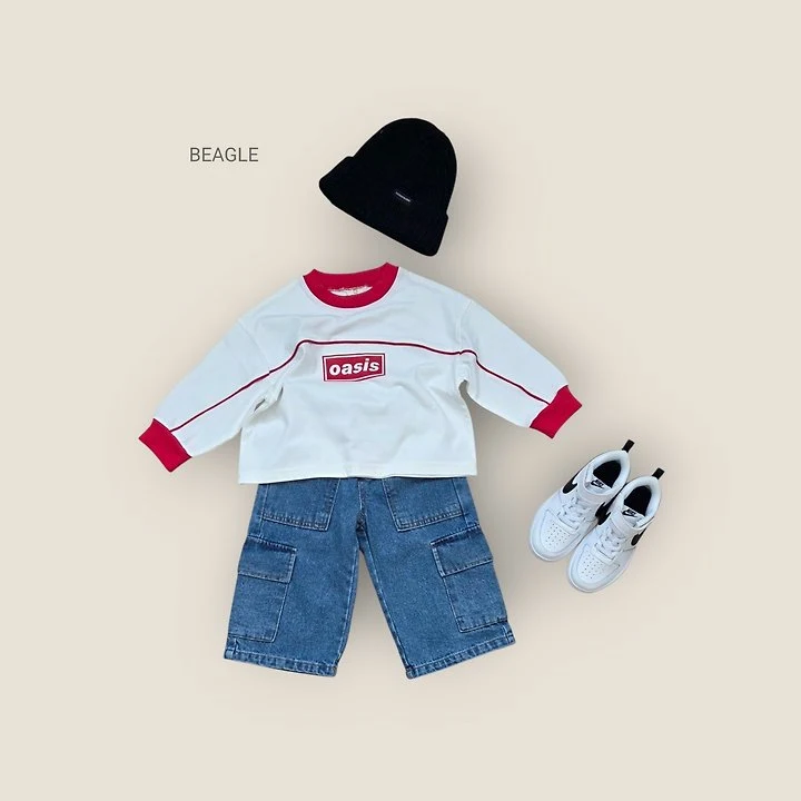 Beagle - Korean Children Fashion - #Kfashion4kids - Oasis Side Stripe Tee - 6