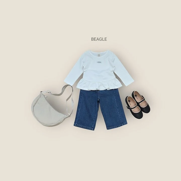 Beagle - Korean Children Fashion - #childofig - True Wide Denim Pants - 10