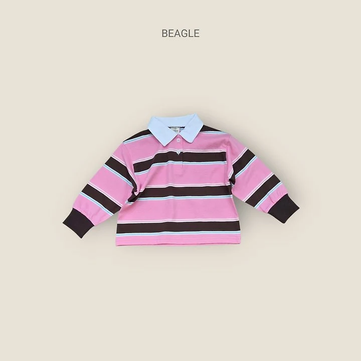 Beagle - Korean Children Fashion - #childofig - Rugby Stripe Tee - 3