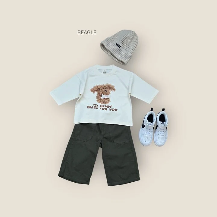 Beagle - Korean Children Fashion - #childofig - Puppy Print Tee - 7