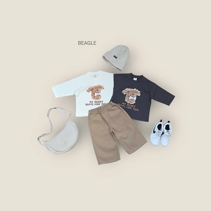 Beagle - Korean Children Fashion - #childofig - Puppy Print Tee - 8