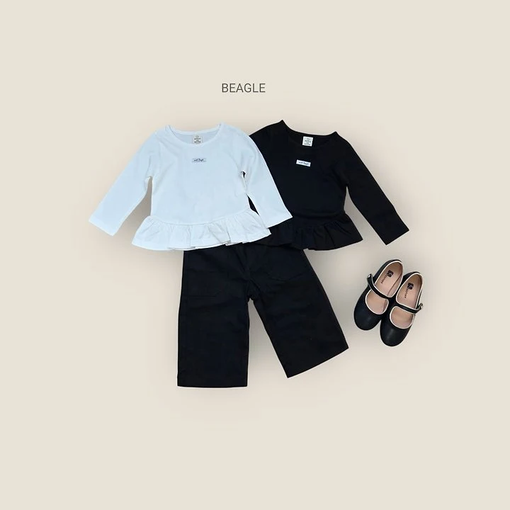 Beagle - Korean Children Fashion - #childofig - Point One-piece Tee - 7
