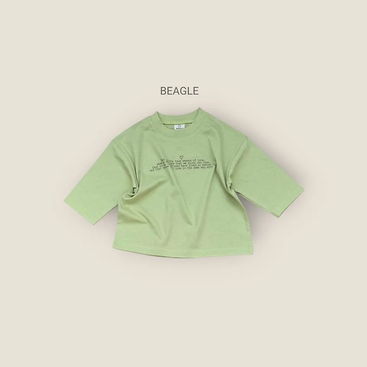 Beagle - Korean Children Fashion - #prettylittlegirls - True Love Tee - 4