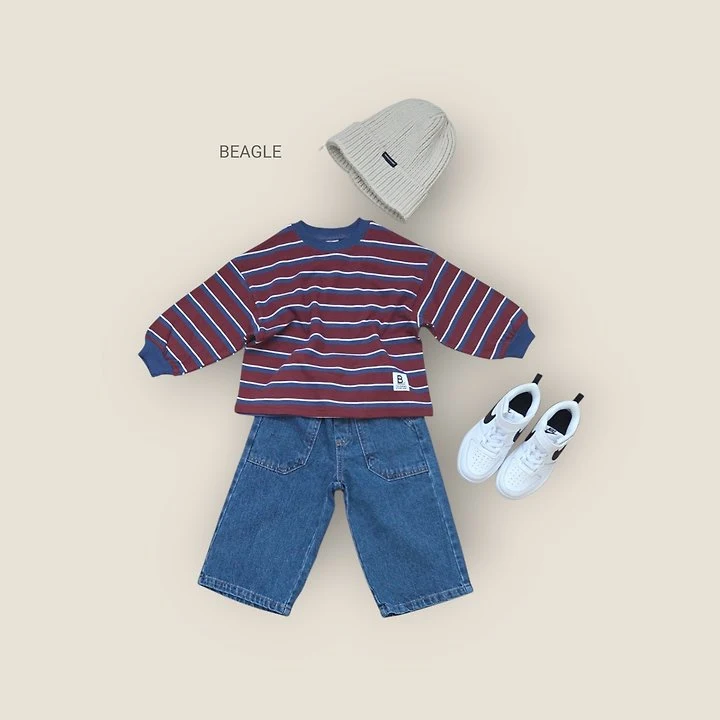 Beagle - Korean Children Fashion - #childrensboutique - Square Pocket Denim Pants - 12