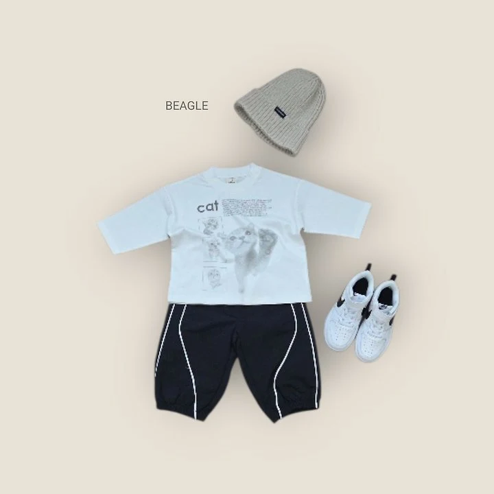 Beagle - Korean Children Fashion - #childrensboutique - Two-Cut Windbreaker Pants - 9