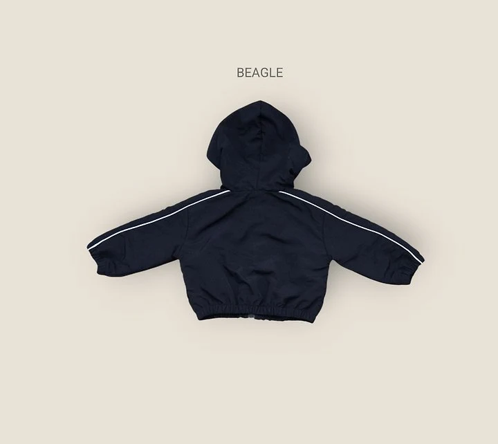 Beagle - Korean Children Fashion - #childrensboutique - Side Stripe Windbreaker Jacket - 5