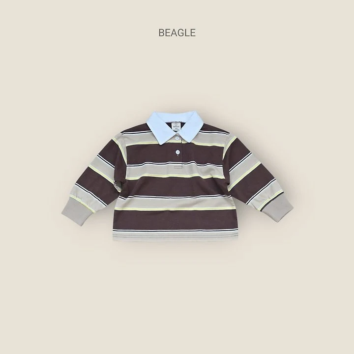 Beagle - Korean Children Fashion - #childofig - Rugby Stripe Tee - 4