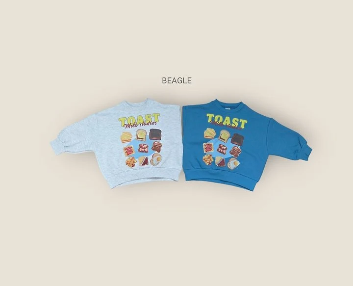 Beagle - Korean Children Fashion - #childrensboutique - Toast Sweatshirt