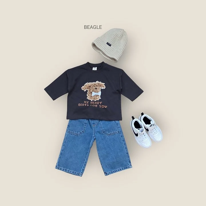 Beagle - Korean Children Fashion - #childrensboutique - Puppy Print Tee - 9