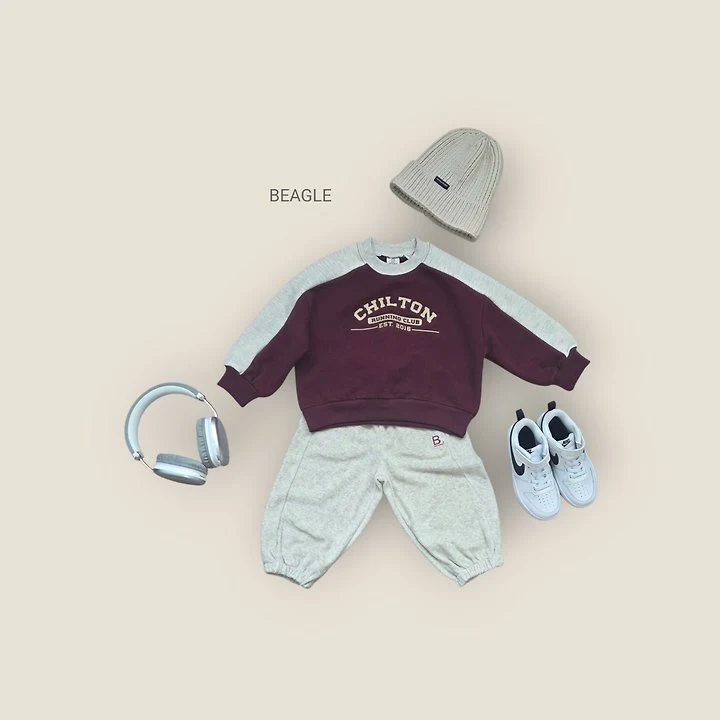 Beagle - Korean Children Fashion - #designkidswear - Beagle Terry Jogger Pants - 8