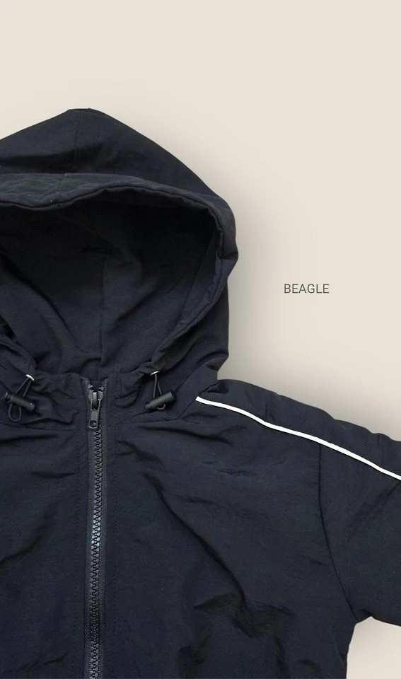 Beagle - Korean Children Fashion - #designkidswear - Side Stripe Windbreaker Jacket - 6