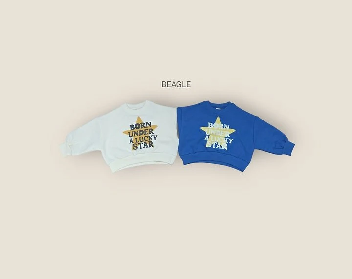 Beagle - Korean Children Fashion - #designkidswear - Star Crop Sweatshirt