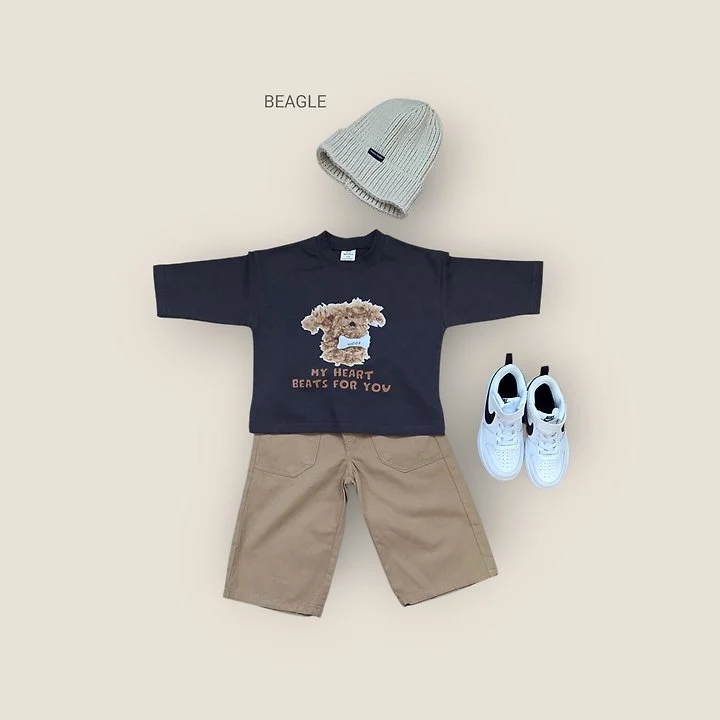 Beagle - Korean Children Fashion - #designkidswear - Puppy Print Tee - 10